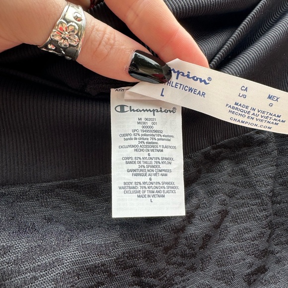 Champion Mixed Brand Black and Navy Workout Leggings Bundle - Picture 9 of 10